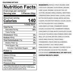 California Keepsake Variety Box Nutrition Facts